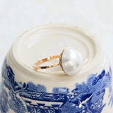 Vintage mabe pearl ring