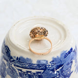 Vintage mabe pearl ring
