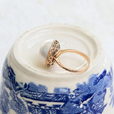 Vintage mabe pearl ring