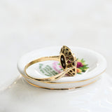 Bague vintage en rubis et monture en or jaune