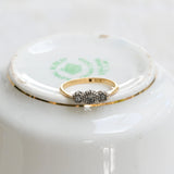 Art deco triplet ring