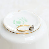 Art deco triplet ring