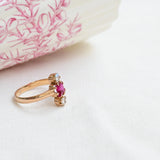 Antique three stone ring