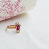 Antique three stone ring