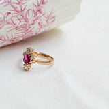 Antique three stone ring