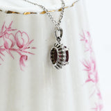 Vintage ruby rosette