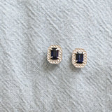 Vintage sapphire earrings