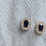 Vintage sapphire earrings