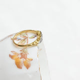 Art Deco prstan s petimi diamanti