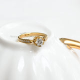 Vintage solitaire ring