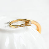 Vintage solitaire ring