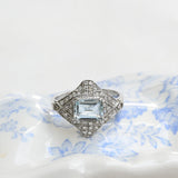 Vintage Aquamarine Ring