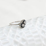 Bague fleur vintage toi et moi