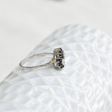 Bague fleur vintage toi et moi