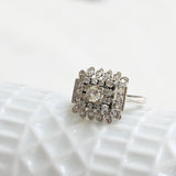Vintage cocktail diamond ring