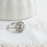 Vintage Diamond Cluster Ring