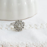 Vintage Diamond Cluster Ring