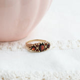 Vintage garnet ring