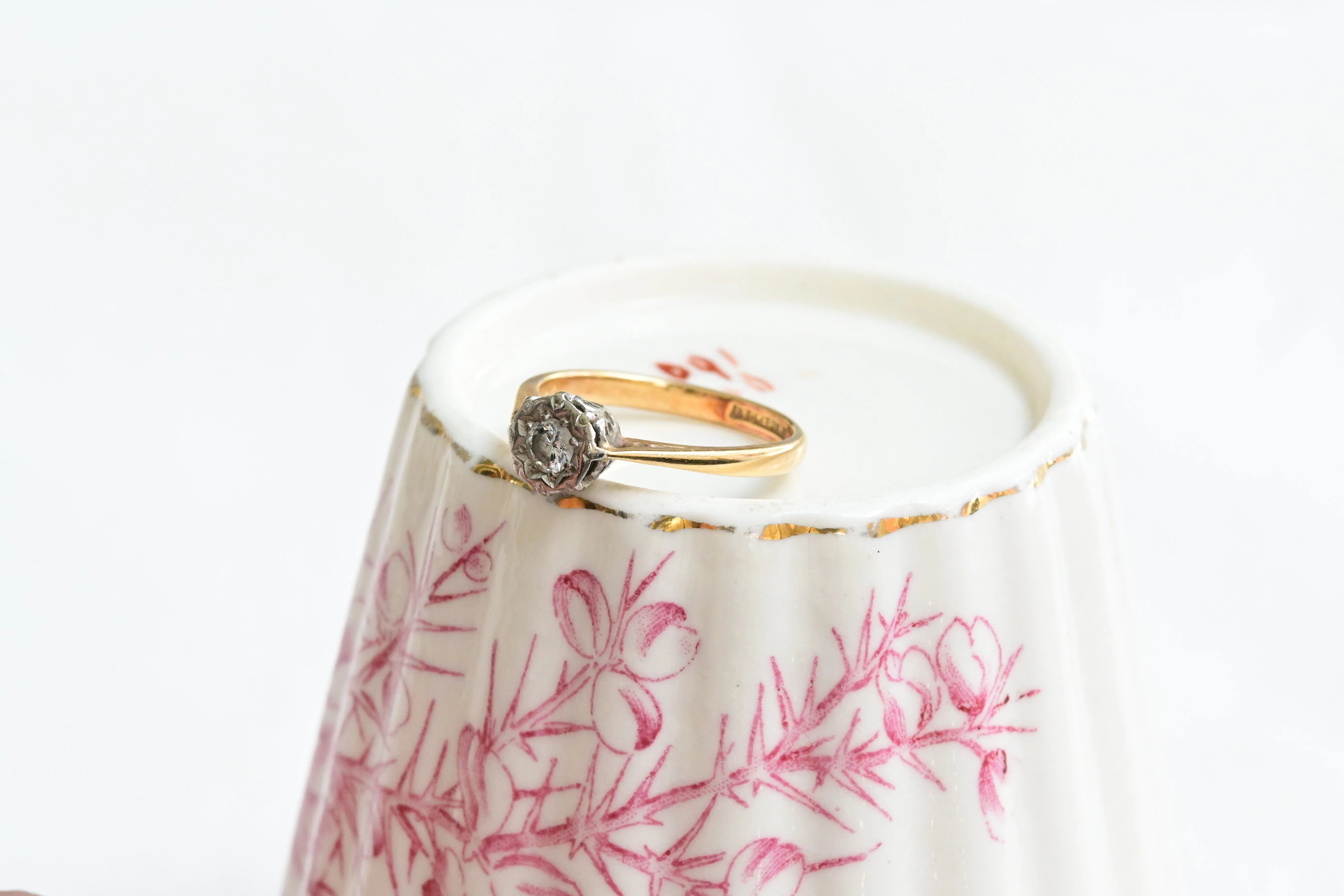Vintage solitaire ring