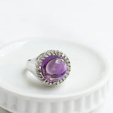 Anillo Roseta Vintage de Amatista
