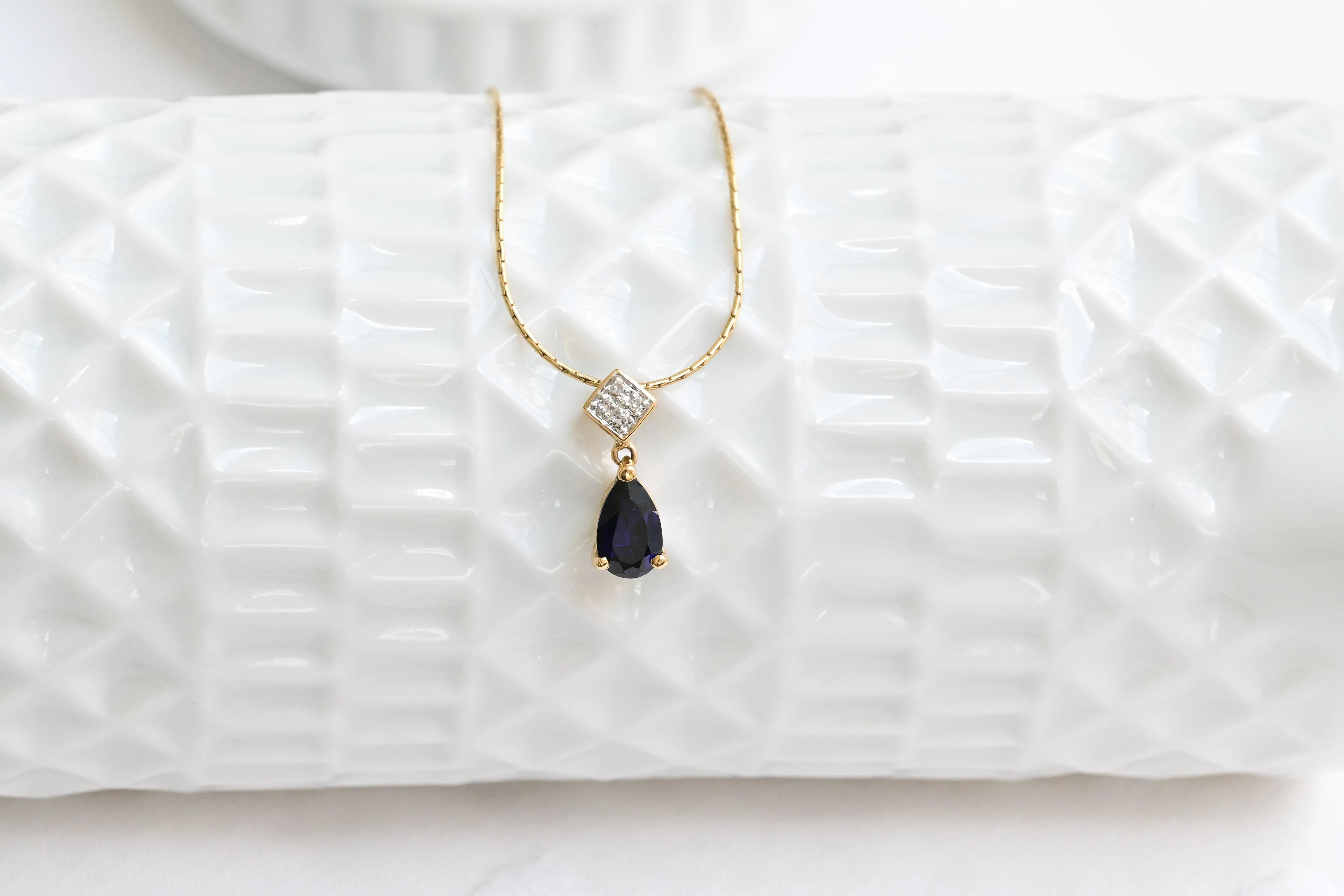Vintage drop necklace