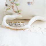 Anillo Vintage de Cinco Diamantes