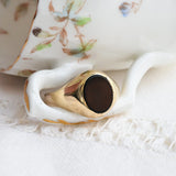 Vintage Onyx-Siegelring