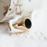 Vintage Onyx-Siegelring