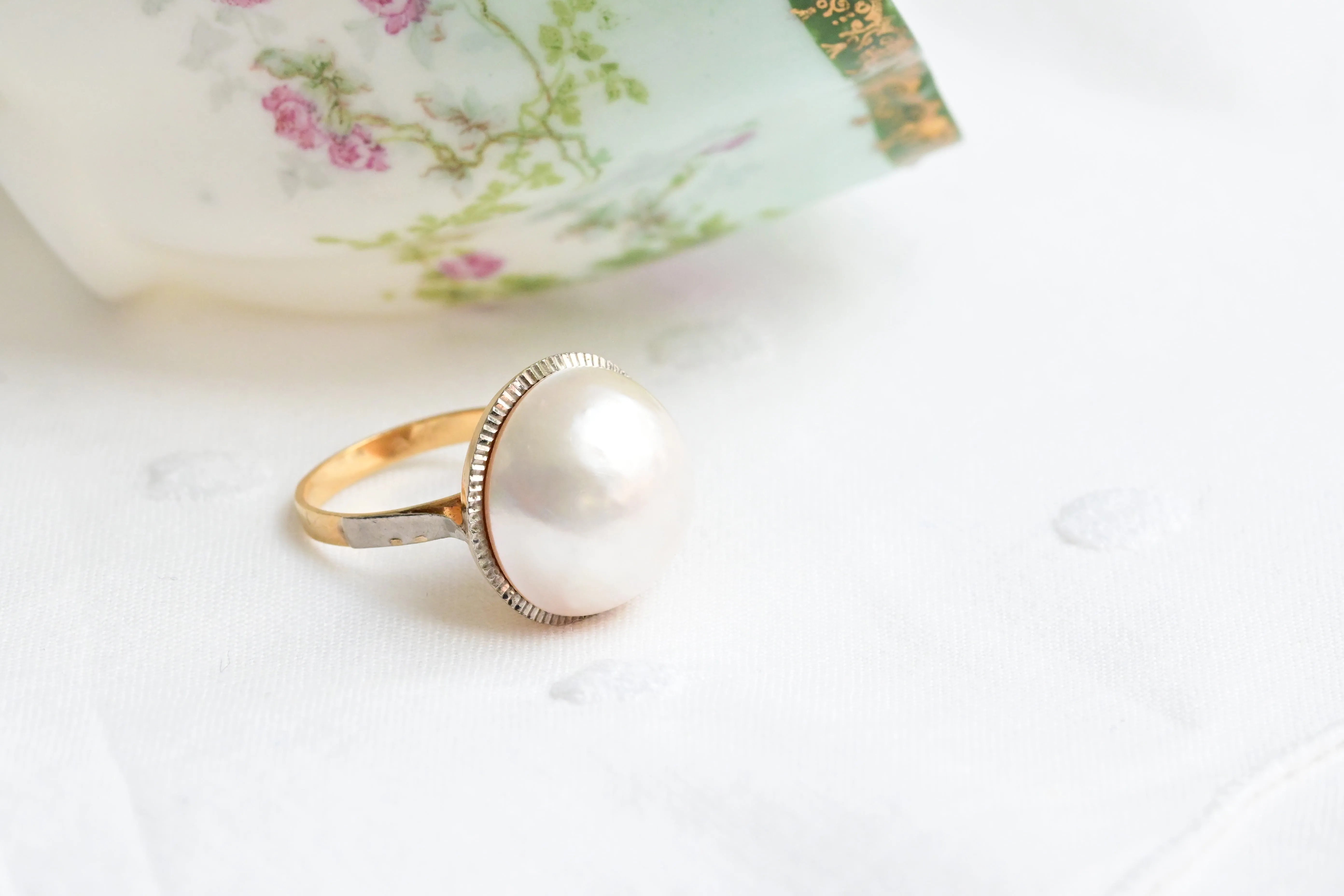 Japanese pearl ring