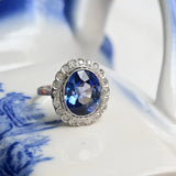 Vintage topaz rosette