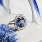 Vintage topaz rosette