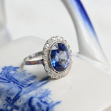 Vintage topaz rosette