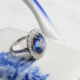 Vintage topaz rosette
