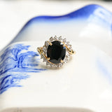 Vintage sapphire rosette