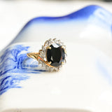 Vintage sapphire rosette