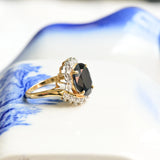 Vintage sapphire rosette