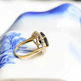 Vintage sapphire rosette