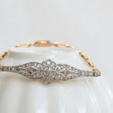 Art deco diamond bracelet