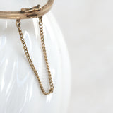 Vintage diamond and pearl bracelet