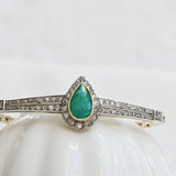 Vintage 1950s emerald bracelet