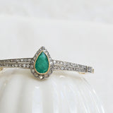 Vintage 1950s emerald bracelet