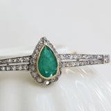 Vintage 1950s emerald bracelet