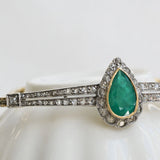 Vintage 1950s emerald bracelet