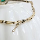 Vintage 1950s emerald bracelet
