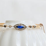 Vintage 1920s sapphire and diamond bracelet