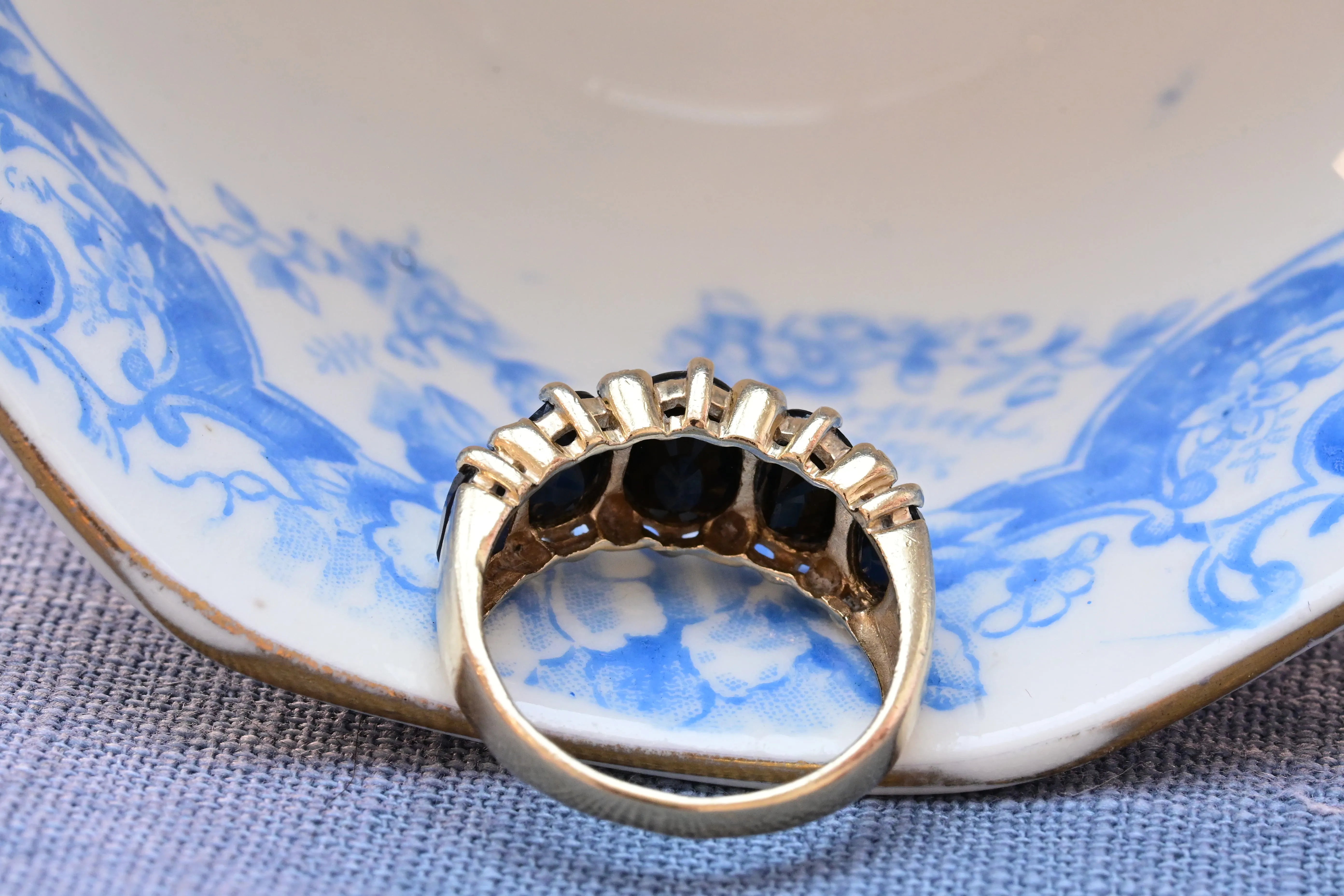 Vintage Sapphire Band Ring