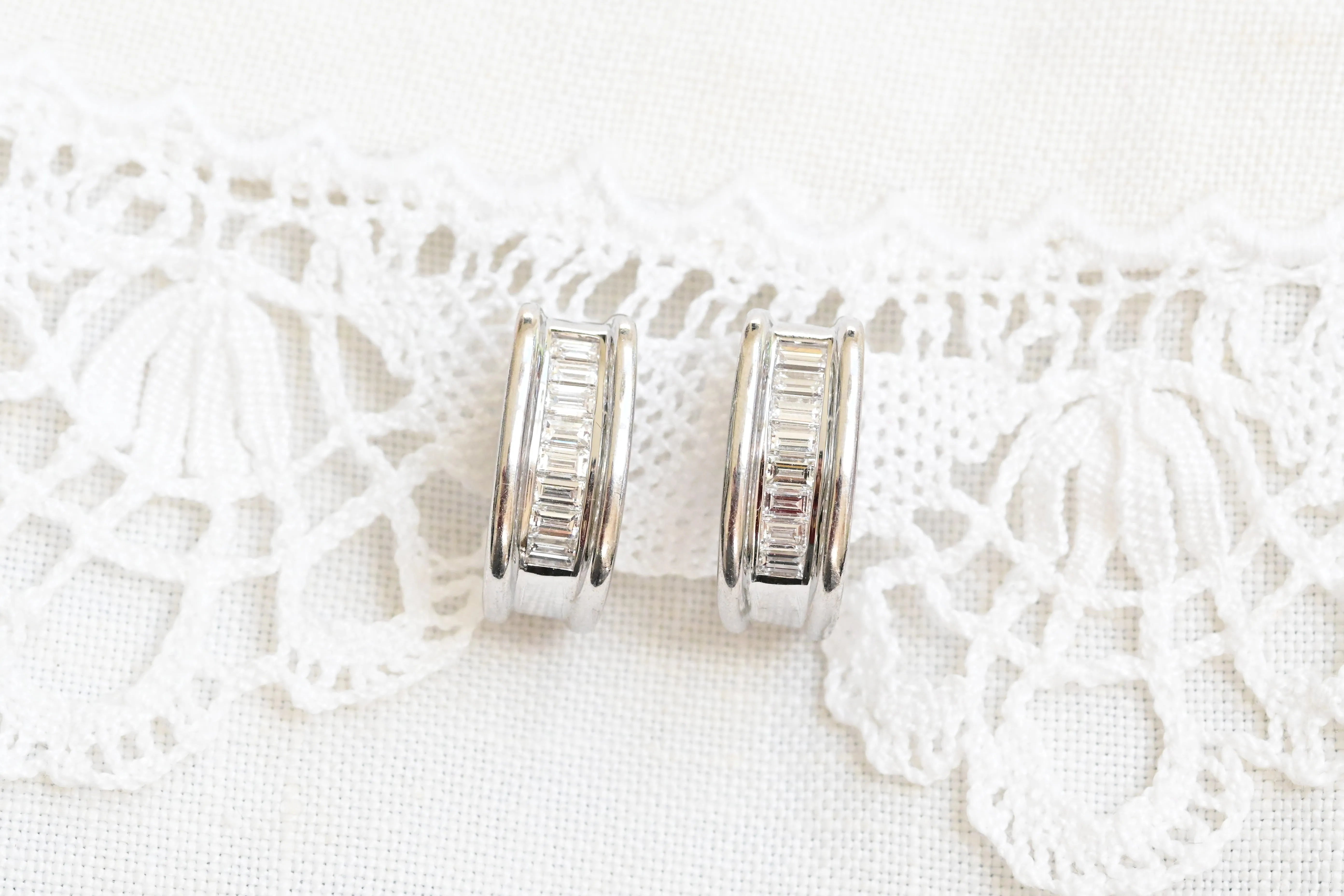 Vintage diamond earrings