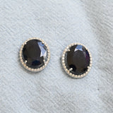 Sapphire and diamond earrings