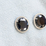 Sapphire and diamond earrings