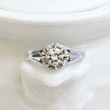 Vintage solitaire ring